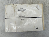 2007 Chevrolet Cobalt Owners Manual Book Guide OEM Used Auto Parts - Oemusedautoparts1.com