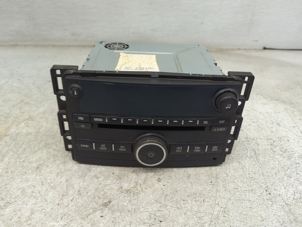 2007 Chevrolet Cobalt Radio AM FM Cd Player Receiver Replacement P/N:25790214 Fits OEM Used Auto Parts - Oemusedautoparts1.c