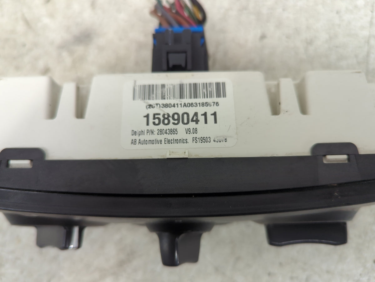 2005-2010 Chevrolet Cobalt Climate Control Module Temperature AC/Heater Replacement P/N:15890411 28043865 Fits OEM Used Auto