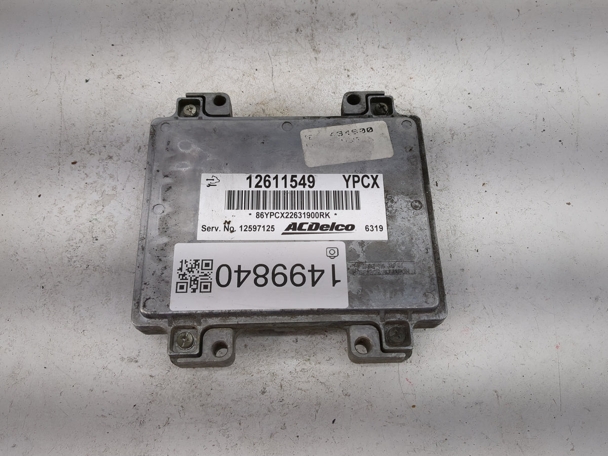 2007-2010 Chevrolet Cobalt PCM Engine Control Computer ECU ECM PCU OEM P/N:12611549 12597125 Fits OEM Used Auto Parts - Oemu