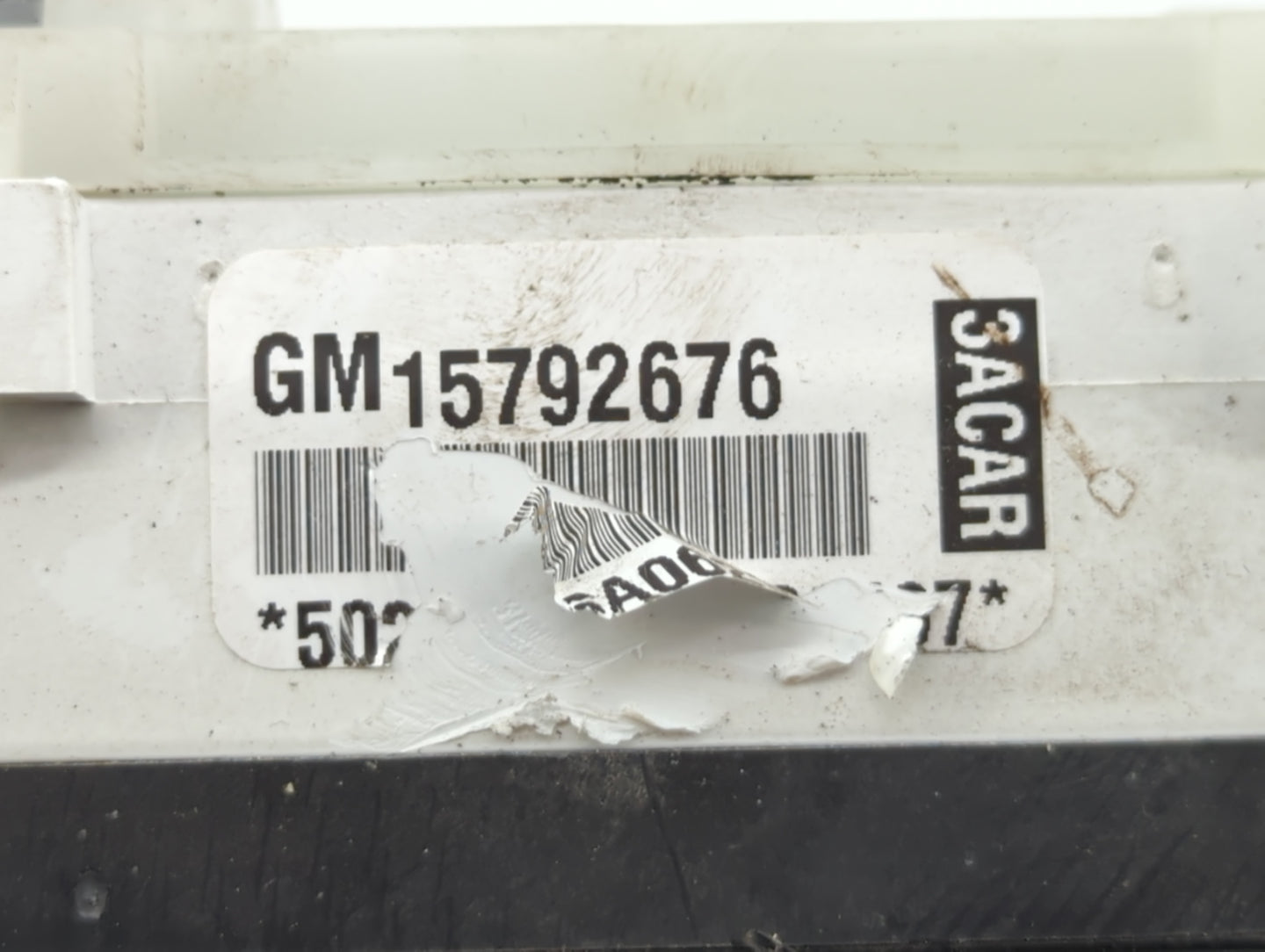 2007 Chevrolet Cobalt Instrument Cluster Speedometer Gauges P/N:15792676 Fits OEM Used Auto Parts - Oemusedautoparts1.com