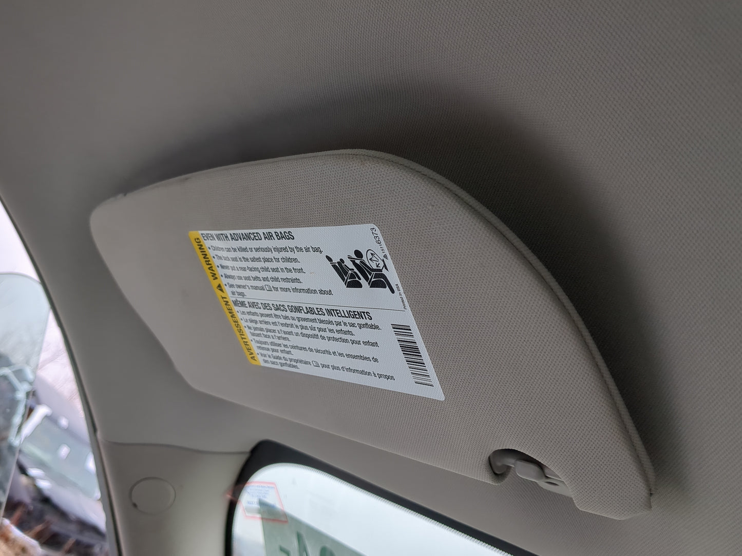 2005-2010 Chevrolet Cobalt Sun Visor Shade Replacement Driver Left Mirror Fits Fits 2005 2006 2007 2008 2009 2010 OEM Used A