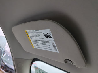 compare product 2005-2010 Chevrolet Cobalt Sun Visor Shade Replacement Driver Left Mirror Fits Fits 2005 2006 2007 2008 2009 2010 OEM Used Auto Parts