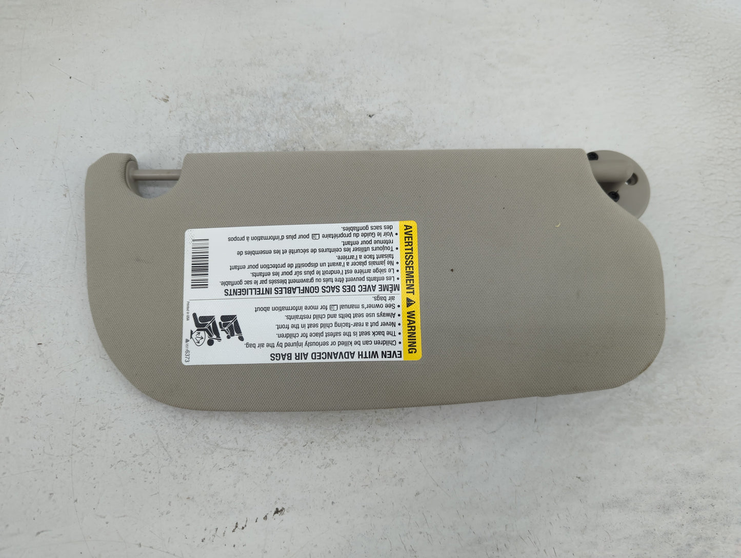 2005-2010 Chevrolet Cobalt Sun Visor Shade Replacement Driver Left Mirror Fits Fits 2005 2006 2007 2008 2009 2010 OEM Used A