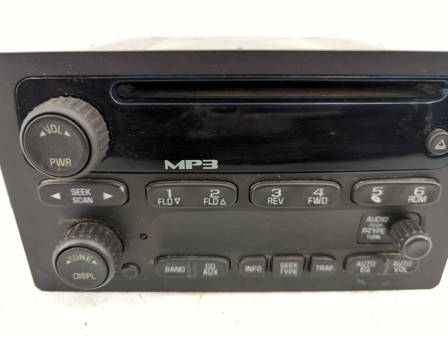 2005-2012 Chevrolet Colorado Radio AM FM Cd Player Receiver Replacement P/N:15837848 28039654 Fits OEM Used Auto Parts - Oem