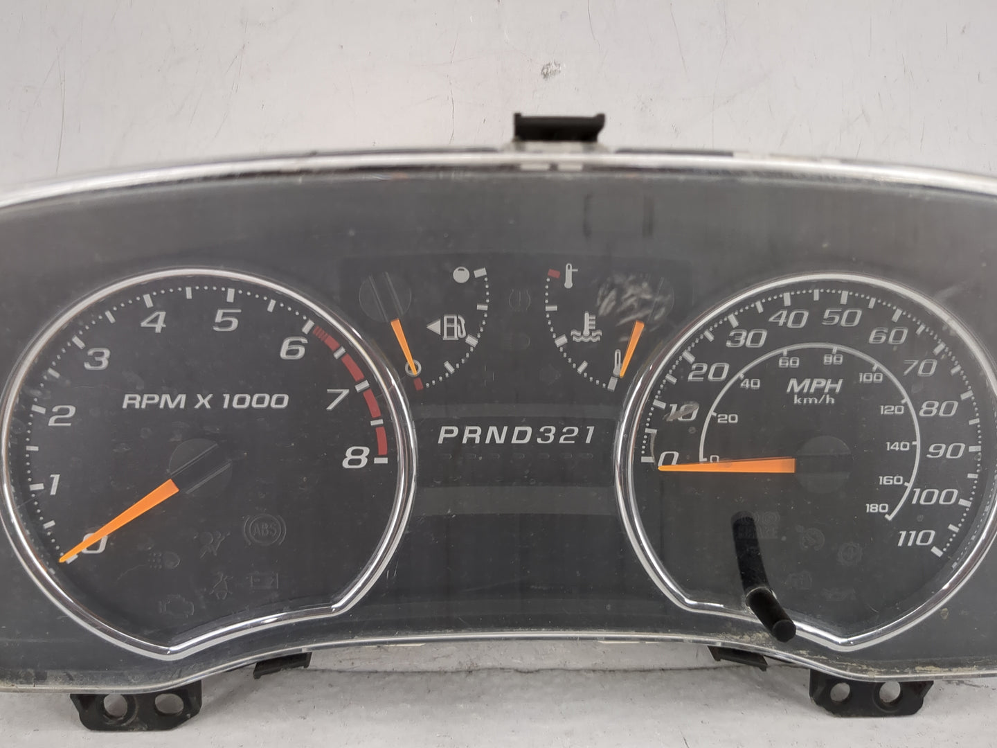 2007 Chevrolet Colorado Instrument Cluster Speedometer Gauges Miles:154K Fits OEM Used Auto Parts - Oemusedautoparts1.com