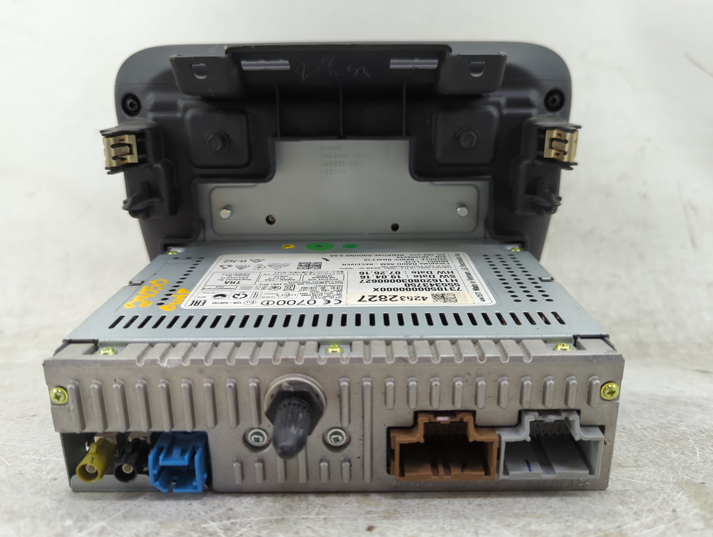 2007 Chevrolet Cruze Radio AM FM Cd Player Receiver Replacement P/N:42532827 Fits OEM Used Auto Parts - Oemusedautoparts1.co