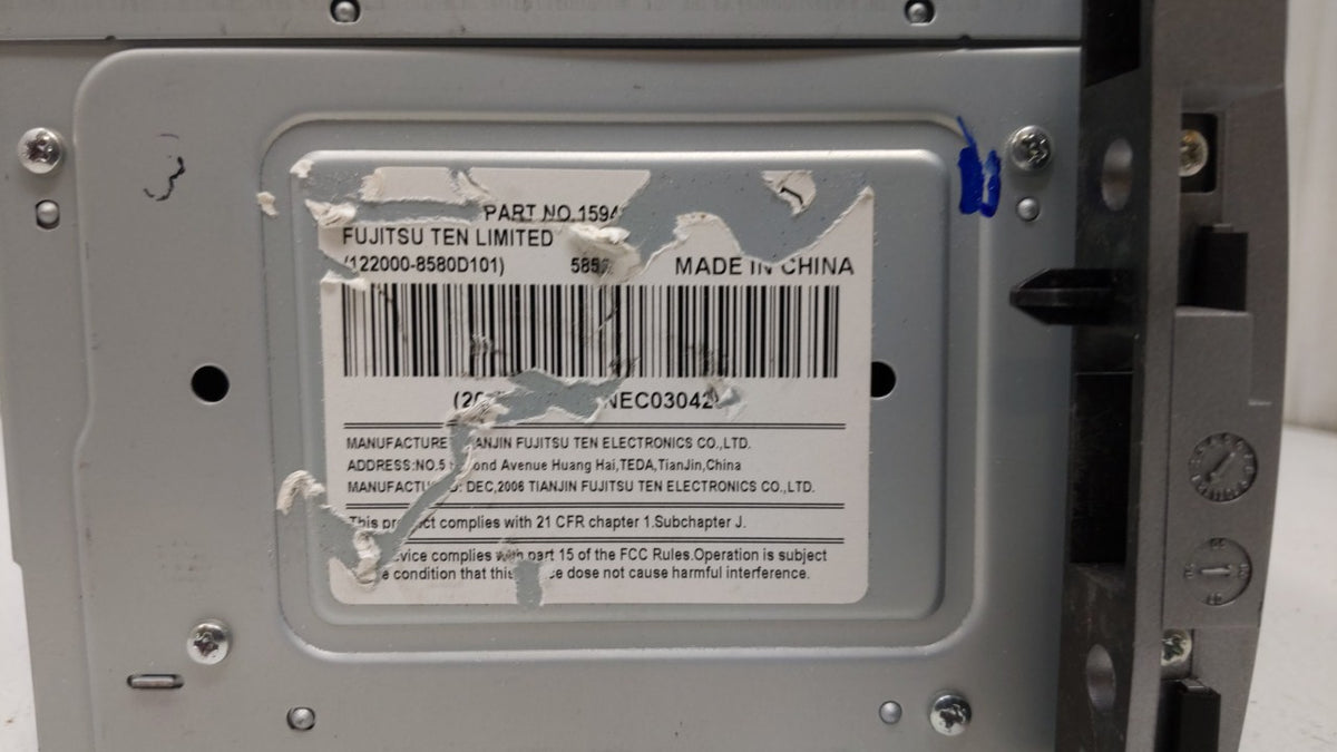 2007-2007 Chevrolet Equinox Am Fm Cd Player Radio Receiver 108236 - Oemusedautoparts1.com