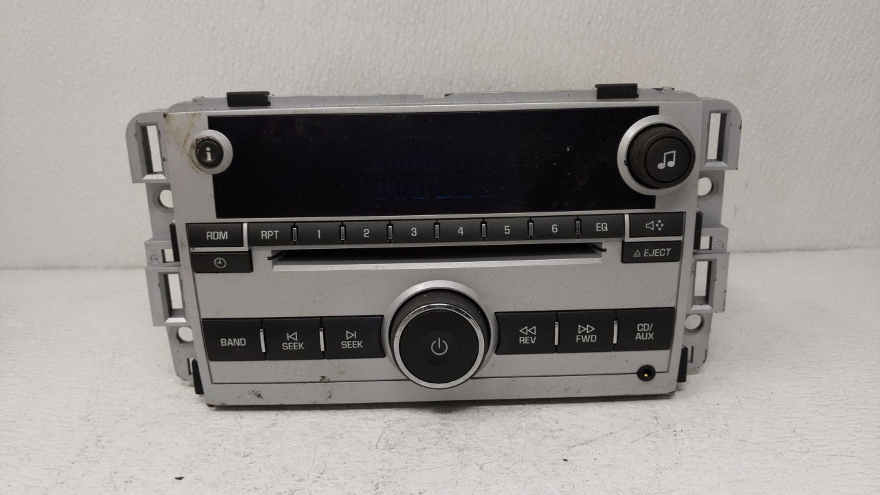 2007 Chevrolet Equinox Radio AM FM Cd Player Receiver Replacement P/N:15293275 Fits OEM Used Auto Parts - Oemusedautoparts1.