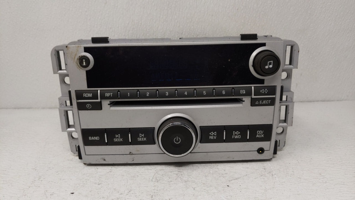 2007 Chevrolet Equinox Radio AM FM Cd Player Receiver Replacement P/N:15293275 OEM Used Auto Parts - Oemusedautoparts1.com