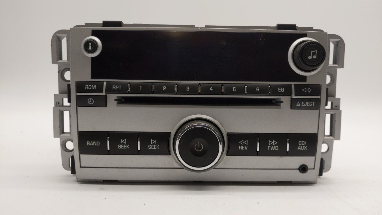 2007 Chevrolet Equinox Radio AM FM Cd Player Receiver Replacement P/N:15293275 Fits OEM Used Auto Parts - Oemusedautoparts1.