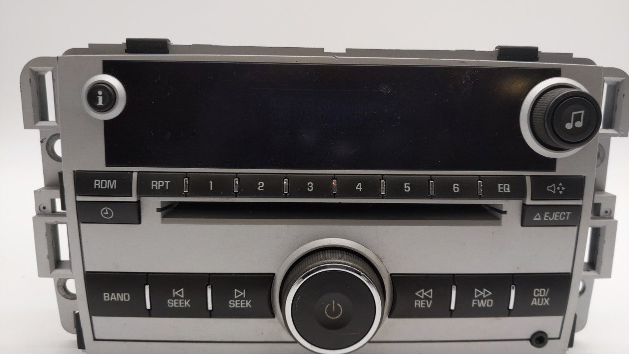 2007 Chevrolet Equinox Radio AM FM Cd Player Receiver Replacement P/N:15293275 Fits OEM Used Auto Parts - Oemusedautoparts1.