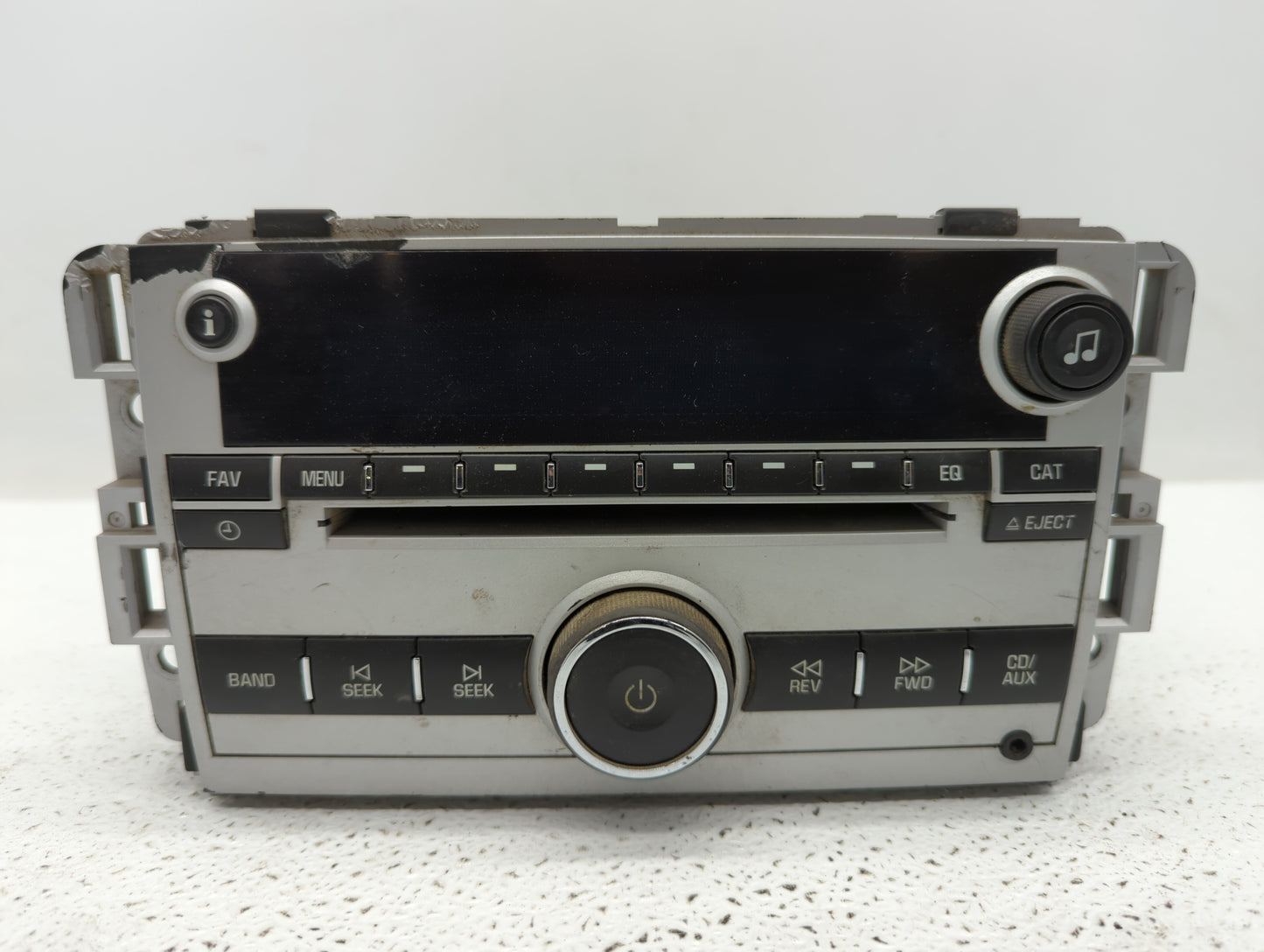 2007 Chevrolet Equinox Radio AM FM Cd Player Receiver Replacement P/N:15945856 15293276 Fits OEM Used Auto Parts - Oemusedau