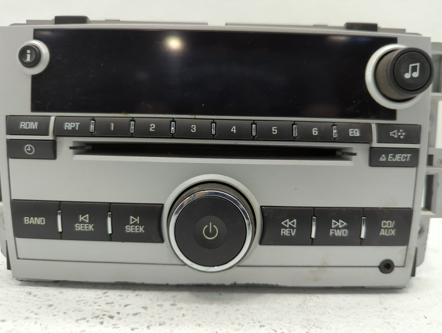 2007 Chevrolet Equinox Radio AM FM Cd Player Receiver Replacement P/N:15945855 15293275 Fits OEM Used Auto Parts - Oemusedau