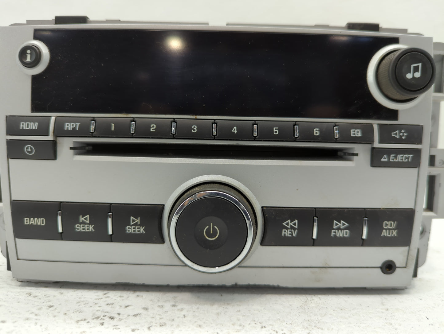 2007 Chevrolet Equinox Radio AM FM Cd Player Receiver Replacement P/N:15945855 15293275 Fits OEM Used Auto Parts - Oemusedau