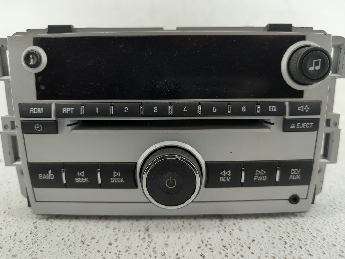 2007 Chevrolet Equinox Radio AM FM Cd Player Receiver Replacement P/N:15293275 Fits OEM Used Auto Parts - Oemusedautoparts1.