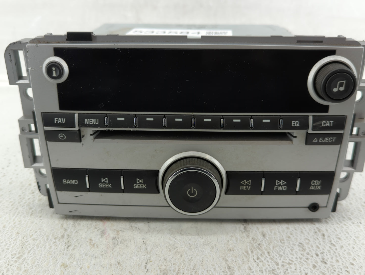 2007 Chevrolet Equinox Radio AM FM Cd Player Receiver Replacement P/N:15945856 Fits OEM Used Auto Parts - Oemusedautoparts1.