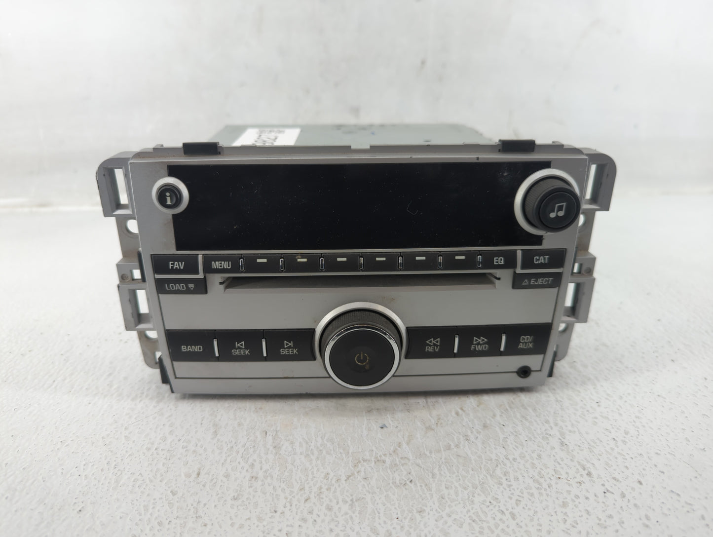 2007 Chevrolet Equinox Radio AM FM Cd Player Receiver Replacement P/N:15945857 122000-8590D101 Fits OEM Used Auto Parts - Oe