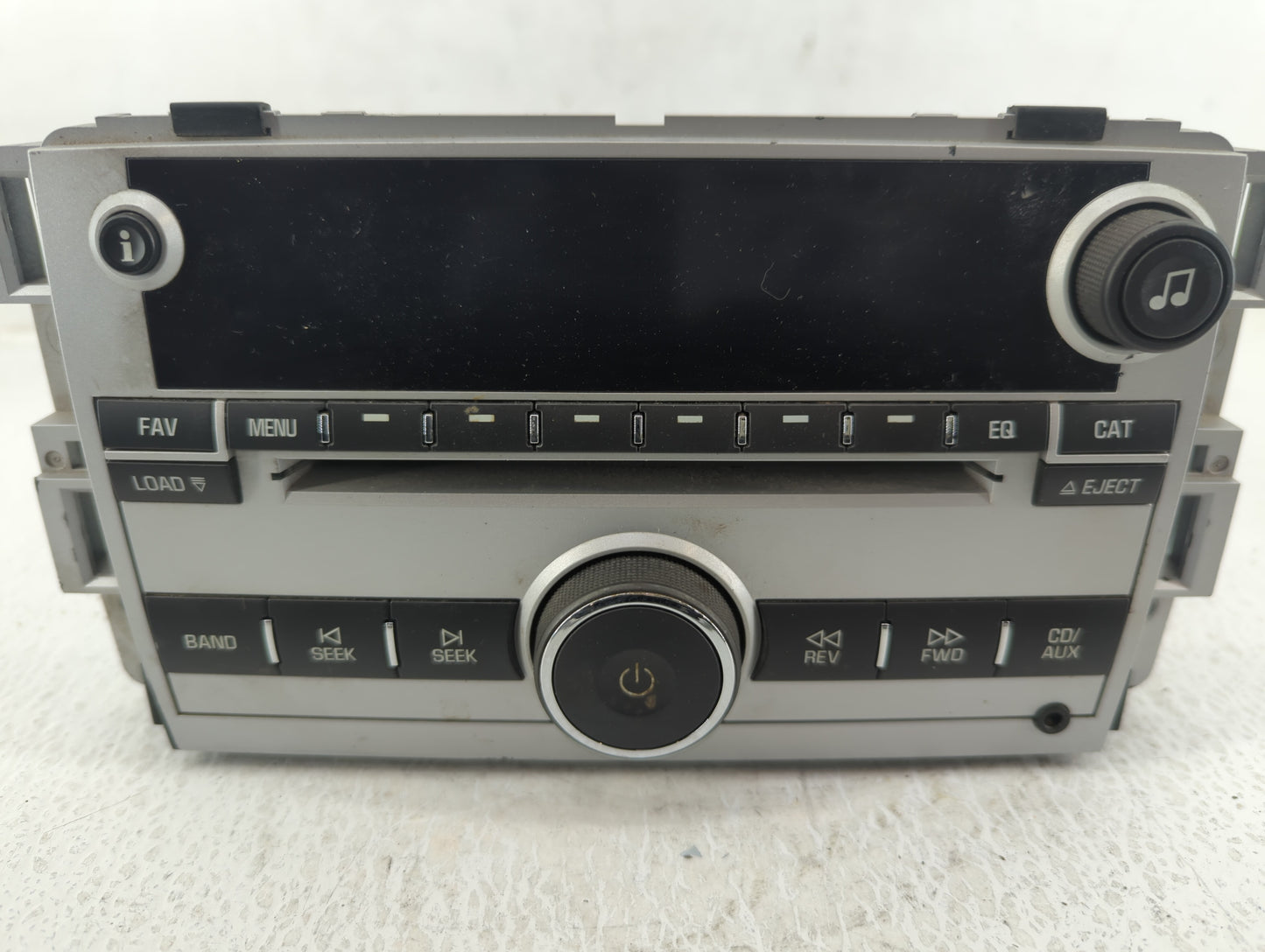 2007 Chevrolet Equinox Radio AM FM Cd Player Receiver Replacement P/N:15945857 122000-8590D101 Fits OEM Used Auto Parts - Oe
