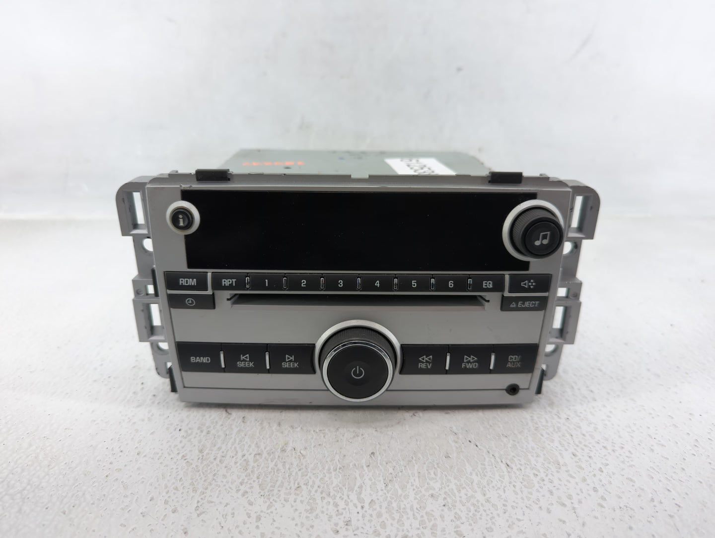 2007 Chevrolet Equinox Radio AM FM Cd Player Receiver Replacement P/N:15293275 Fits OEM Used Auto Parts - Oemusedautoparts1.
