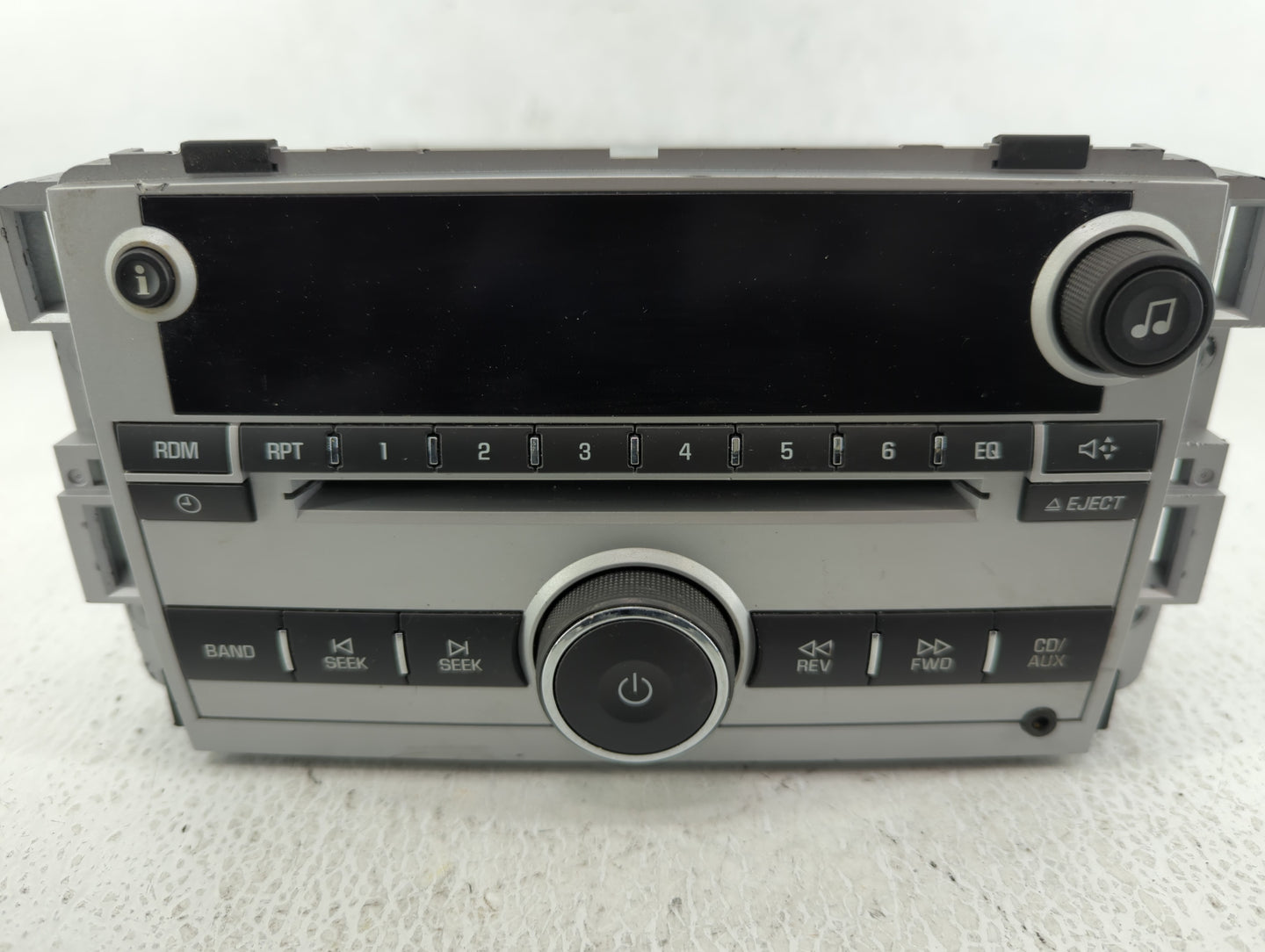 2007 Chevrolet Equinox Radio AM FM Cd Player Receiver Replacement P/N:15293275 Fits OEM Used Auto Parts - Oemusedautoparts1.