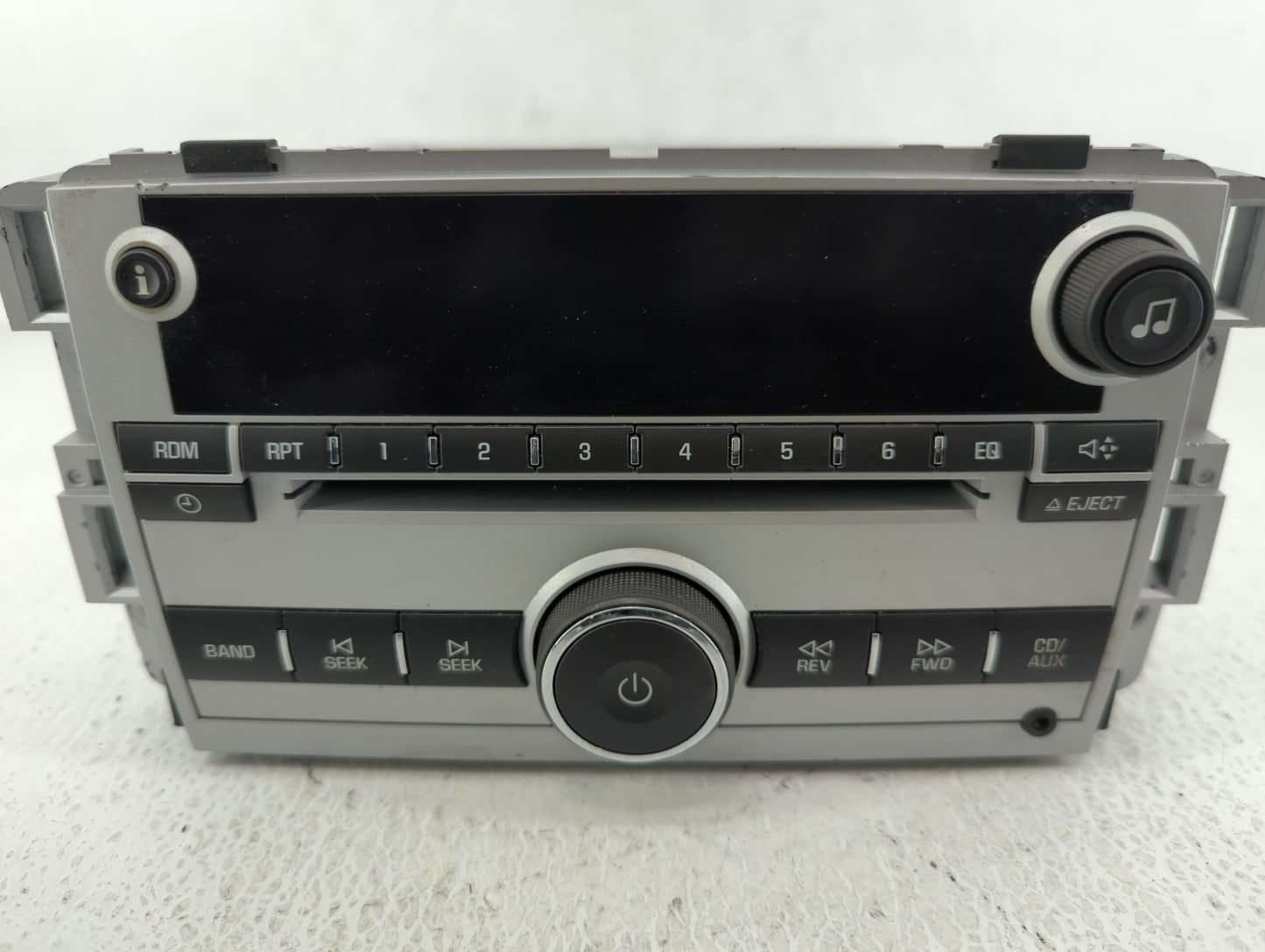 2007 Chevrolet Equinox Radio AM FM Cd Player Receiver Replacement P/N:15293275 Fits OEM Used Auto Parts - Oemusedautoparts1.