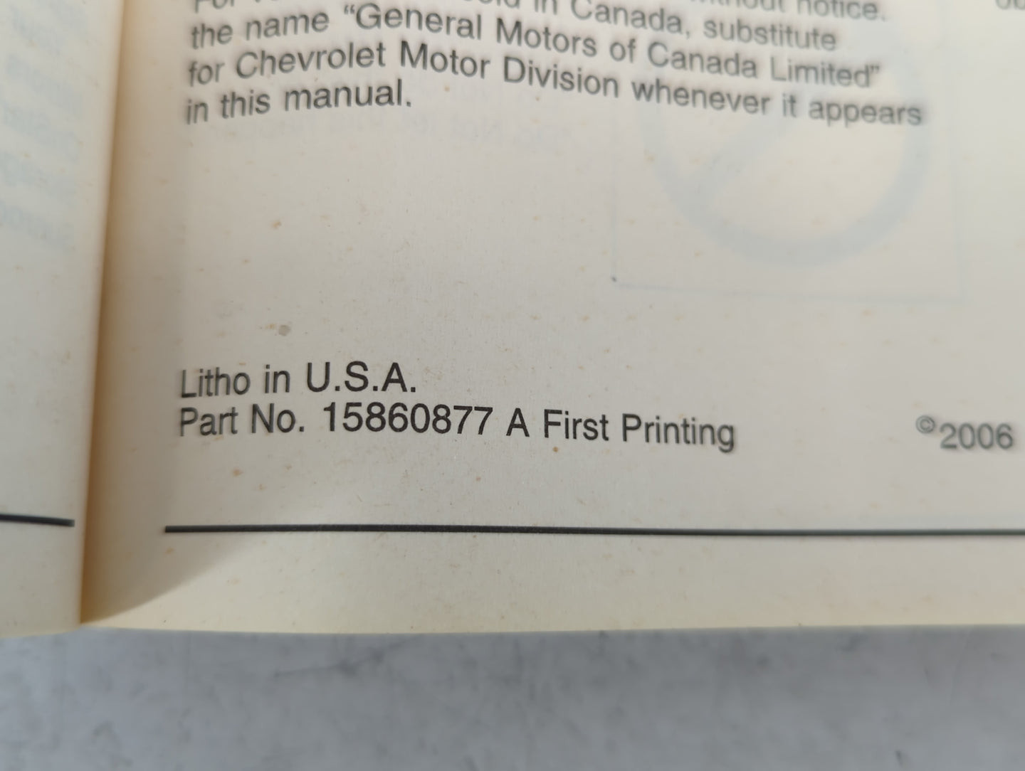 2007 Chevrolet Equinox Owners Manual Book Guide P/N:15860877 OEM Used Auto Parts - Oemusedautoparts1.com