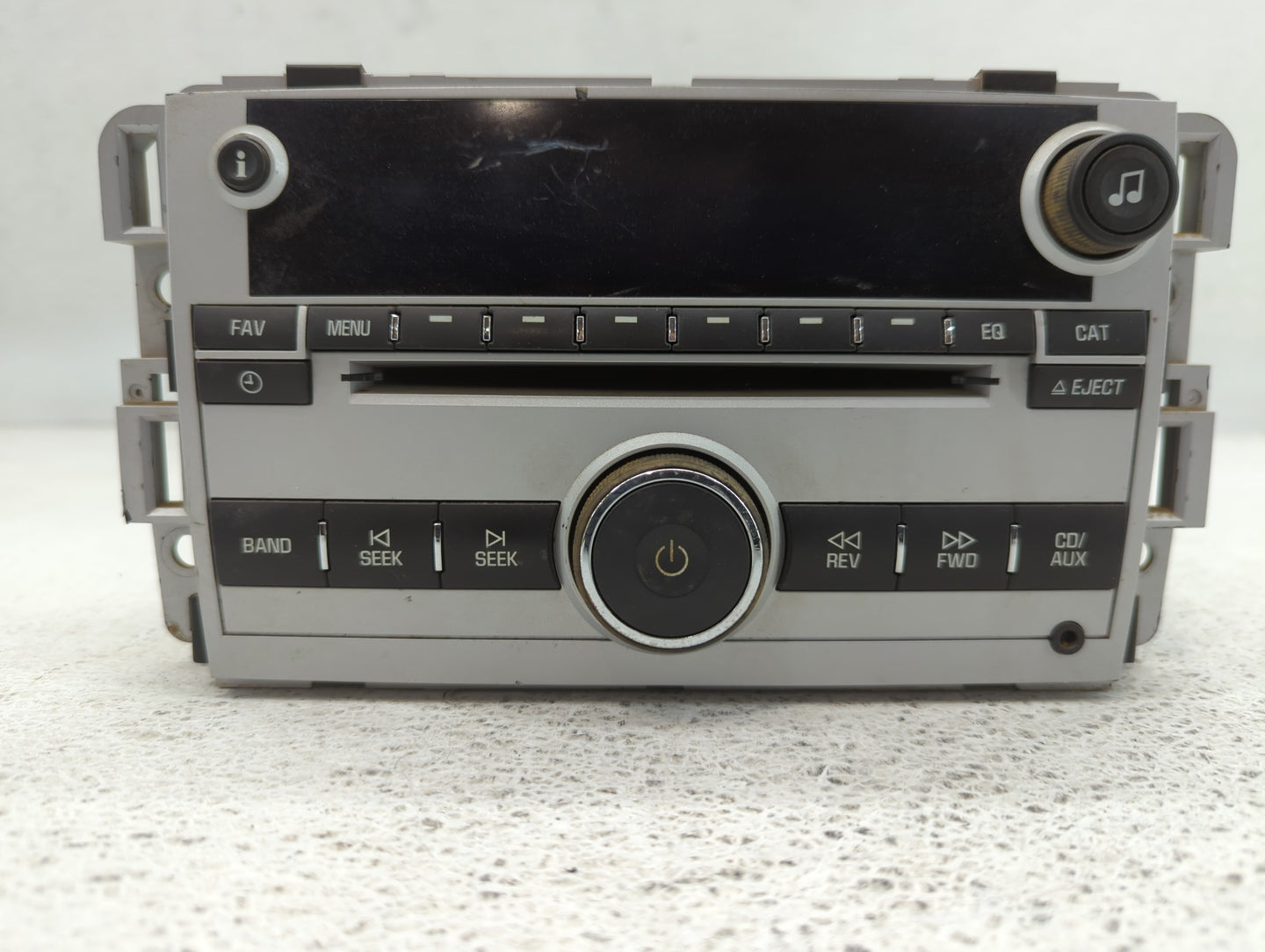 2007 Chevrolet Equinox Radio AM FM Cd Player Receiver Replacement P/N:15293276 Fits OEM Used Auto Parts - Oemusedautoparts1.