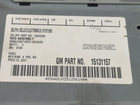 2003-2007 Chevrolet Express 1500 Radio AM FM Cd Player Receiver Replacement P/N:15131157 Fits OEM Used Auto Parts - Oemuseda