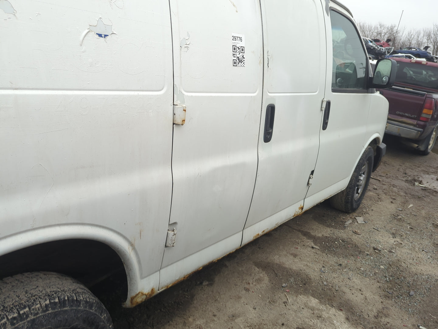 1996-2014 Chevrolet Express 1500 Passenger Rear Door Oem - Oemusedautoparts1.com