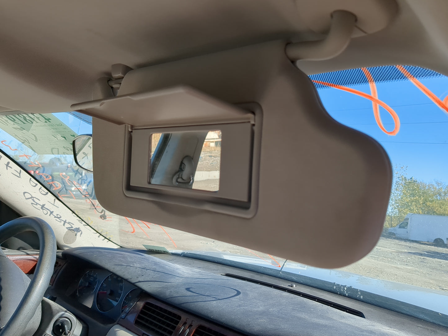 2006-2016 Chevrolet Impala Sun Visor Shade Replacement Passenger Right Mirror Fits OEM Used Auto Parts - Oemusedautoparts1.c