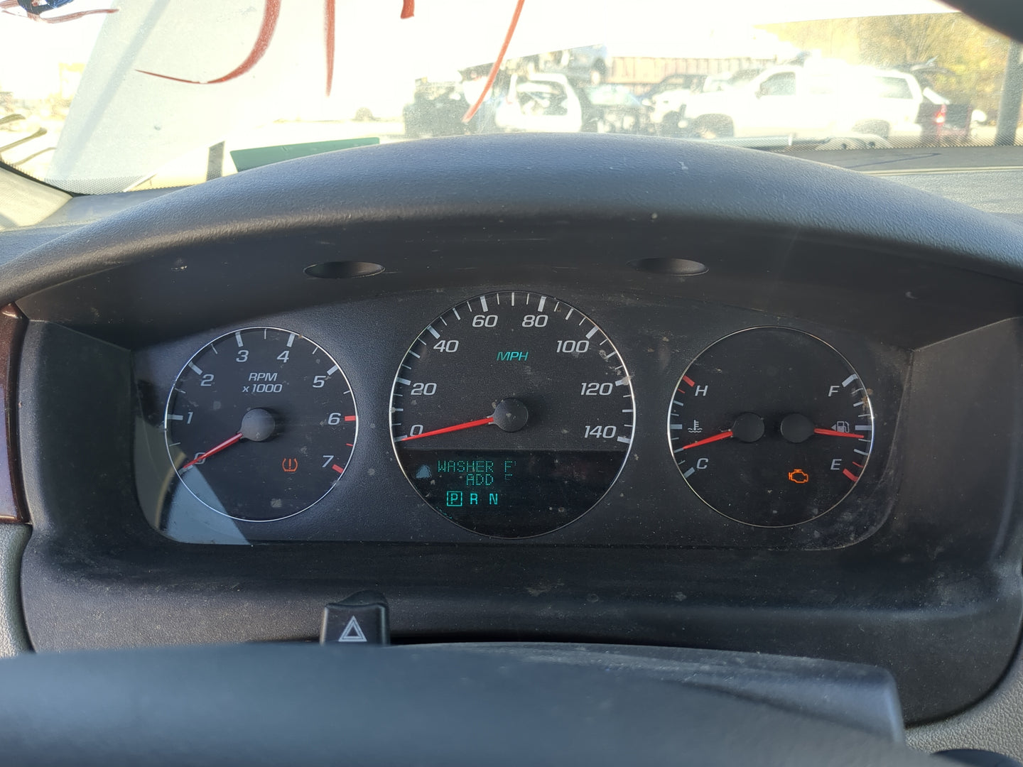 2007 Chevrolet Impala Instrument Cluster Speedometer Gauges Miles:169K Fits OEM Used Auto Parts - Oemusedautoparts1.com