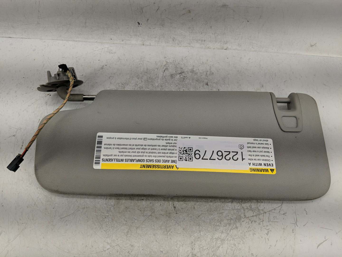 2006-2016 Chevrolet Impala Sun Visor Shade Replacement Passenger Right Mirror Fits OEM Used Auto Parts - Oemusedautoparts1.c