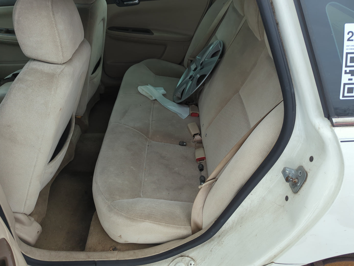 2007 Chevrolet Impala Rear Seat Oem - Oemusedautoparts1.com