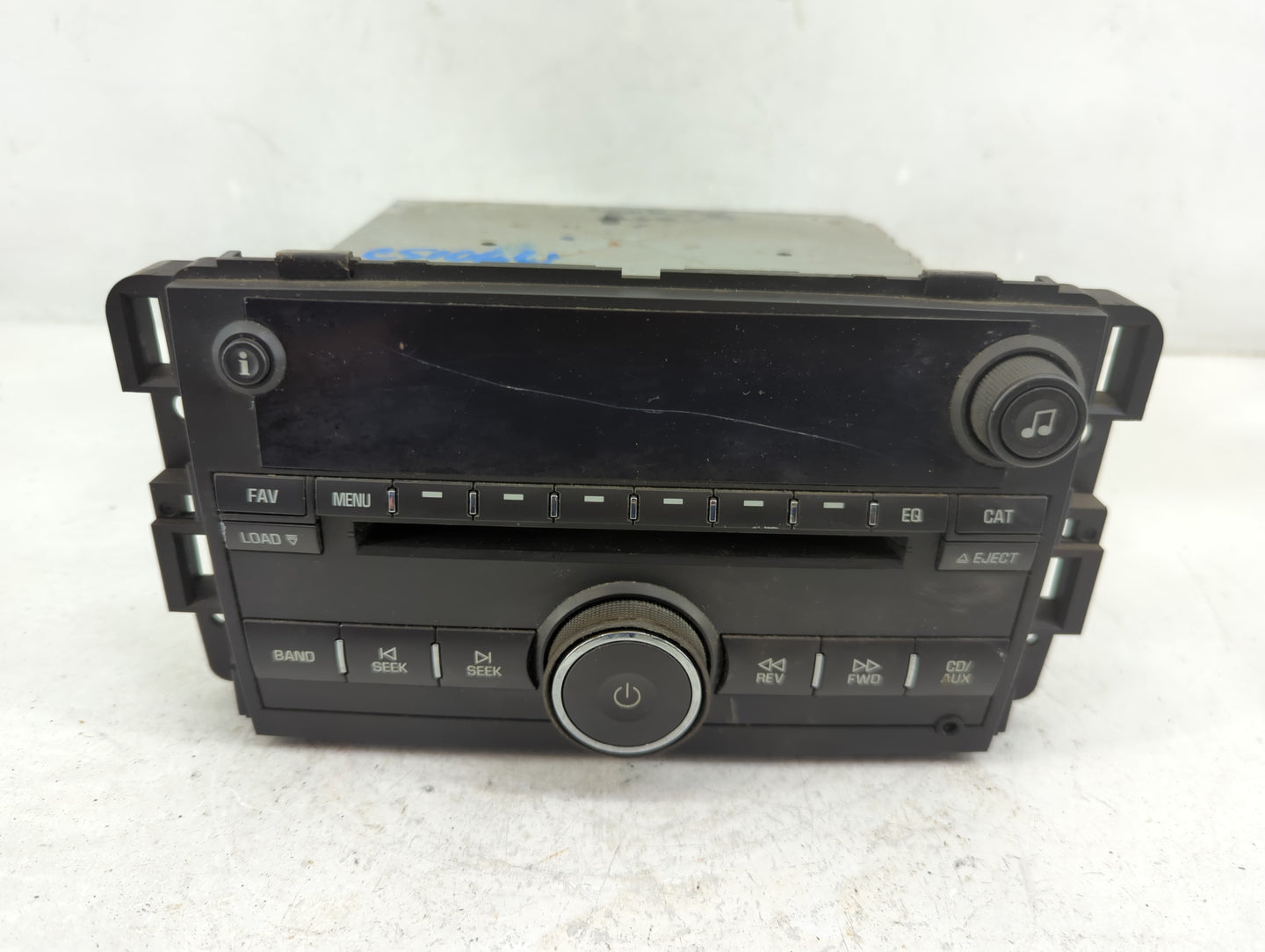 2007-2008 Chevrolet Impala Radio AM FM Cd Player Receiver Replacement P/N:15951759 Fits Fits 2007 2008 OEM Used Auto Parts -