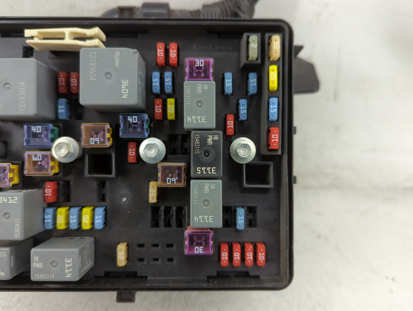 2006-2007 Chevrolet Impala Fusebox Fuse Box Panel Relay Module P/N:13524857 Fits Fits 2006 2007 OEM Used Auto Parts - Oemuse