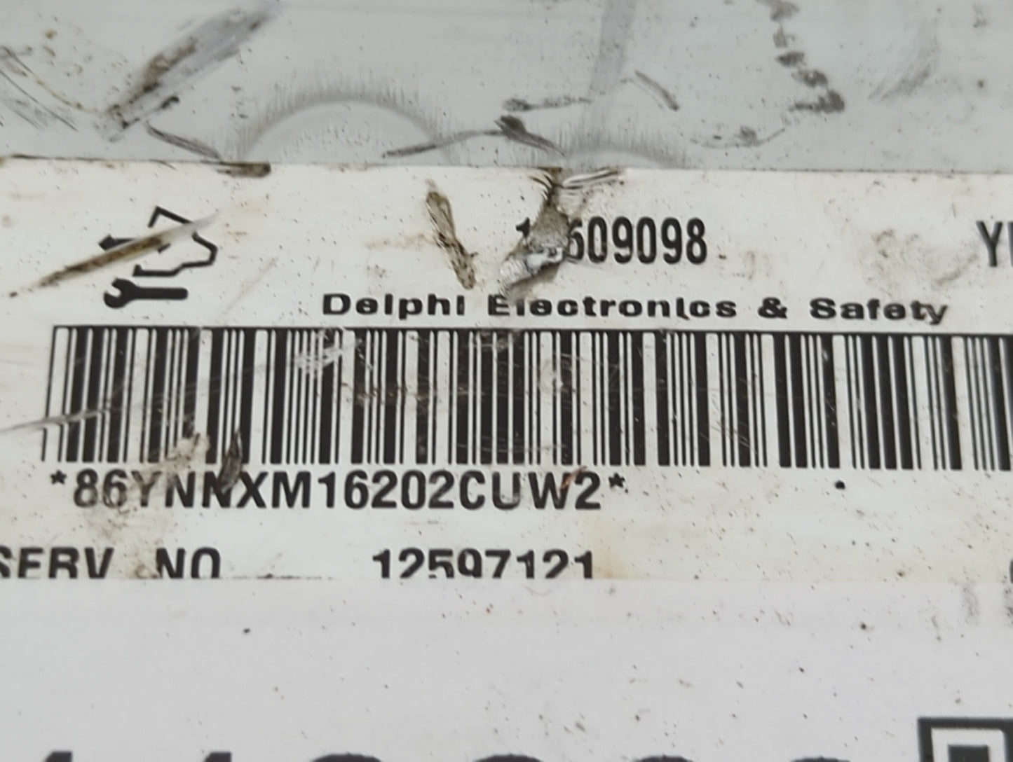 2007 Chevrolet Impala PCM Engine Control Computer ECU ECM PCU OEM P/N:12609098 Fits Fits 2006 2008 OEM Used Auto Parts - Oem