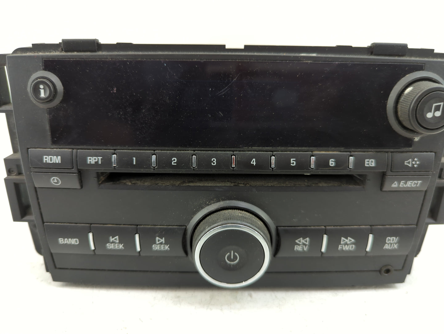 2006-2008 Chevrolet Impala Radio AM FM Cd Player Receiver Replacement P/N:15850677 122000-9760A101 Fits Fits 2006 2007 2008 