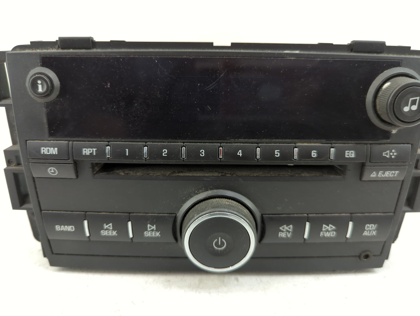 2006-2008 Chevrolet Impala Radio AM FM Cd Player Receiver Replacement P/N:15850677 122000-9760A101 Fits Fits 2006 2007 2008 