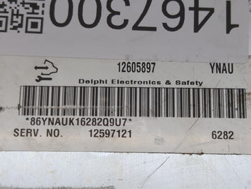 2007 Chevrolet Impala PCM Engine Control Computer ECU ECM PCU OEM P/N:12605897 12597121 Fits Fits 2006 2008 OEM Used Auto Parts