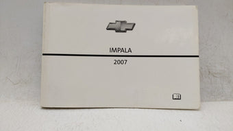 compare product 2007 Chevrolet Impala Owners Manual Book Guide OEM Used Auto Parts