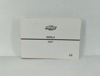 2007 Chevrolet Impala Owners Manual Book Guide OEM Used Auto Parts - Oemusedautoparts1.com