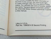 2007 Chevrolet Impala Owners Manual Book Guide P/N:15863014 OEM Used Auto Parts - Oemusedautoparts1.com