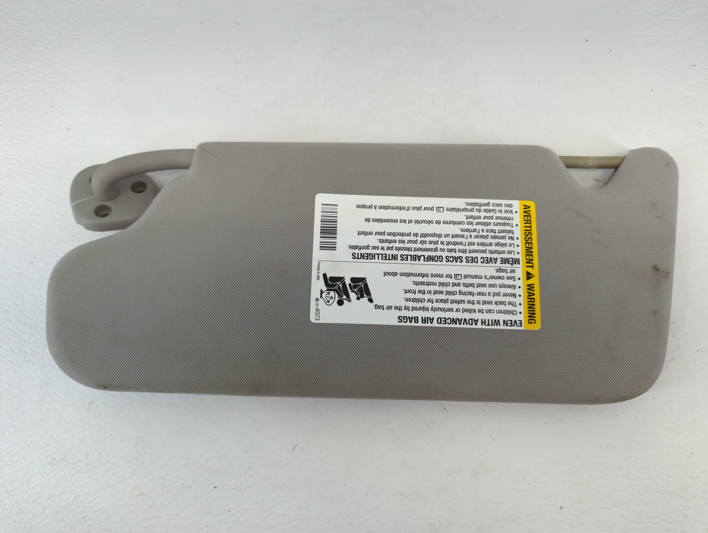 2006-2016 Chevrolet Impala Sun Visor Shade Replacement Passenger Right Mirror Fits OEM Used Auto Parts - Oemusedautoparts1.c