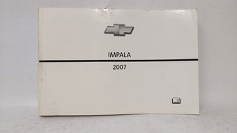compare product 2007 Chevrolet Impala Owners Manual Book Guide OEM Used Auto Parts