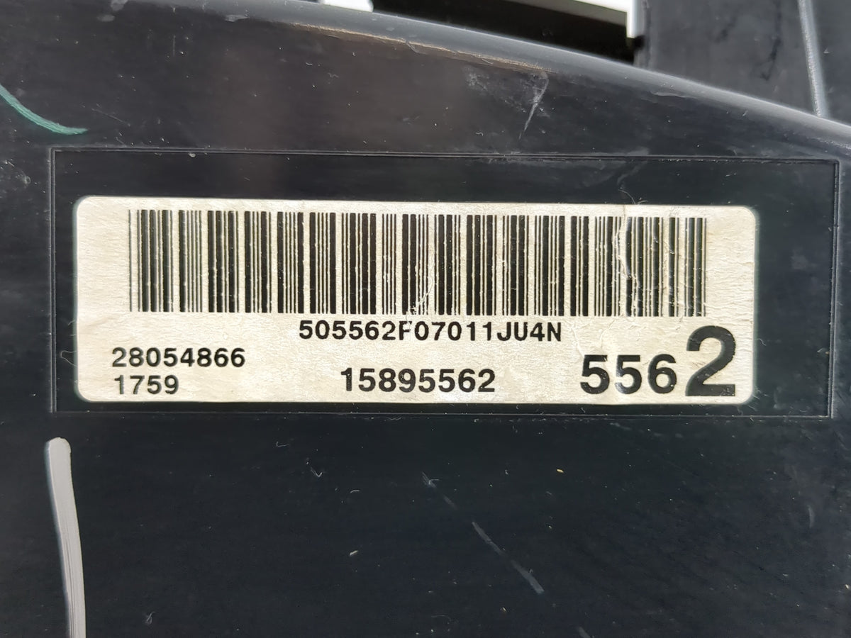 2007 Chevrolet Impala Instrument Cluster Speedometer Gauges P/N:15895562 Miles:158K Fits OEM Used Auto Parts - Oemusedautopa