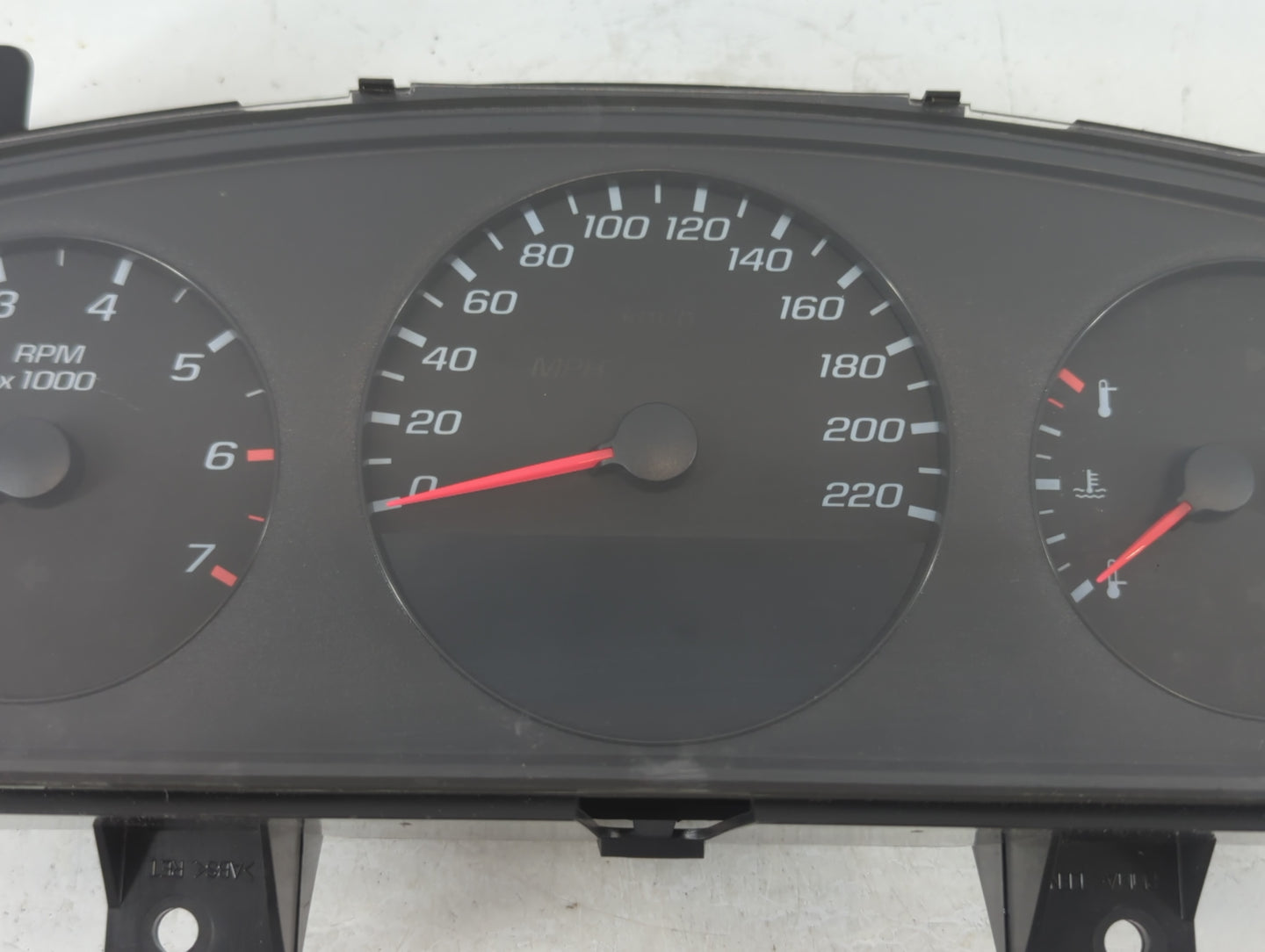 2007 Chevrolet Impala Instrument Cluster Speedometer Gauges P/N:15895564 Fits OEM Used Auto Parts - Oemusedautoparts1.com