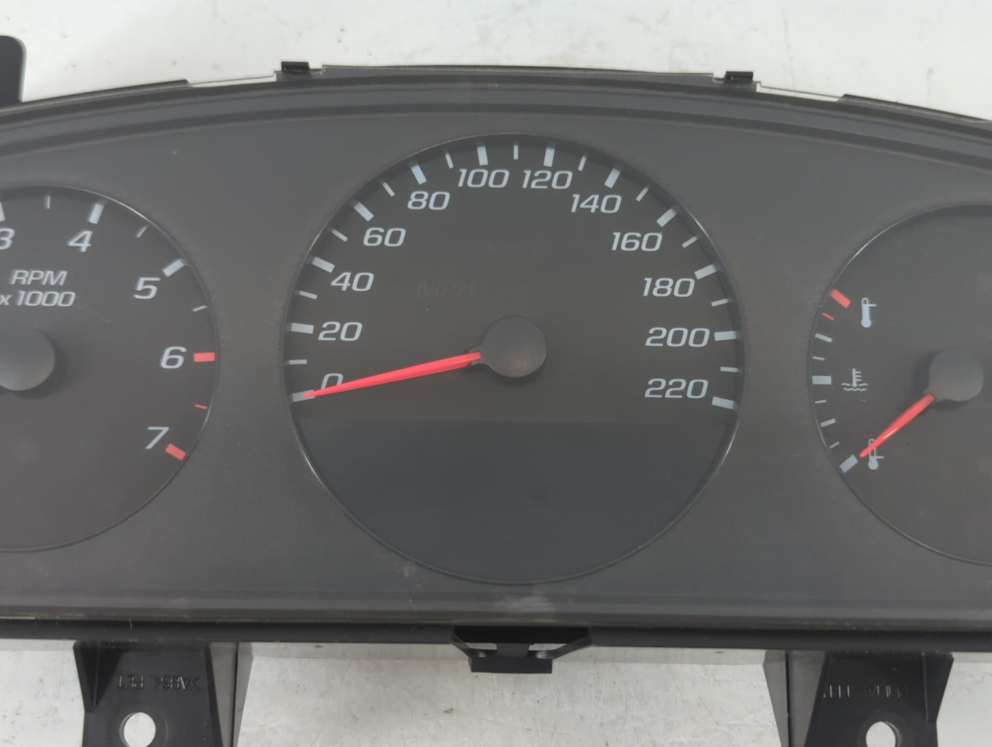 2007 Chevrolet Impala Instrument Cluster Speedometer Gauges P/N:15895564 Fits OEM Used Auto Parts - Oemusedautoparts1.com