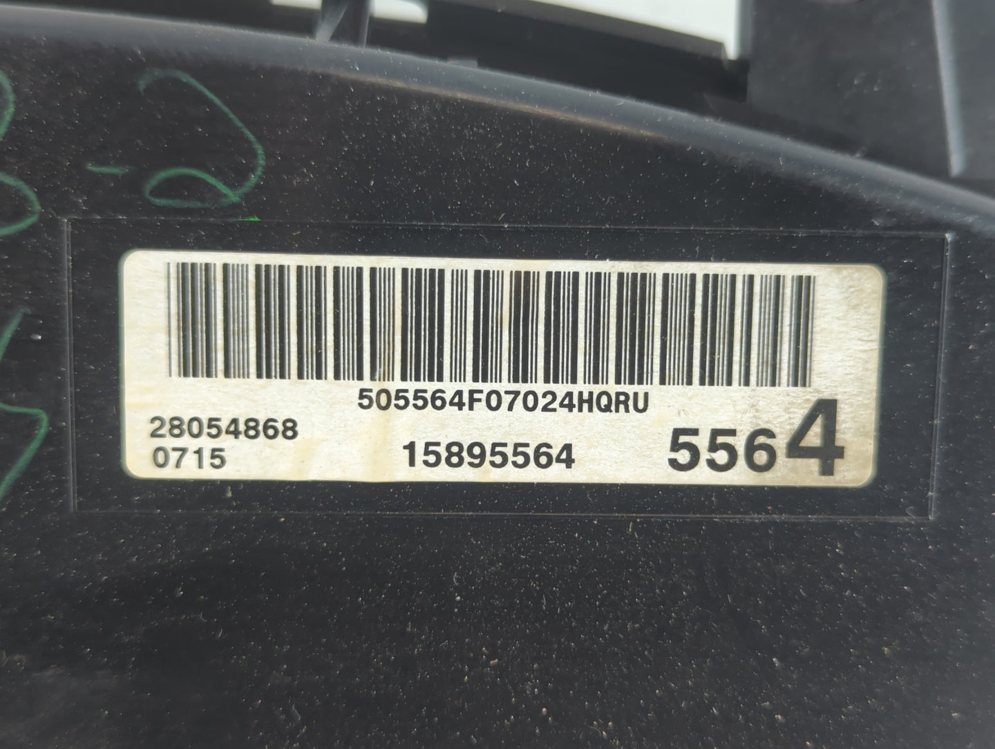 2007 Chevrolet Impala Instrument Cluster Speedometer Gauges P/N:15895564 Fits OEM Used Auto Parts - Oemusedautoparts1.com