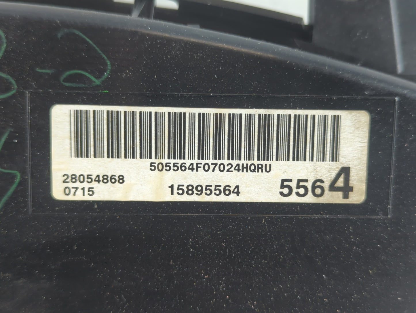 2007 Chevrolet Impala Instrument Cluster Speedometer Gauges P/N:15895564 Fits OEM Used Auto Parts - Oemusedautoparts1.com